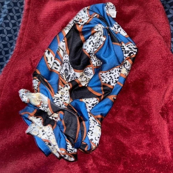 Fashion Floral  detail Retro pattern Elegant Head Wrap Top Knotted Turban - Picture 5 of 11